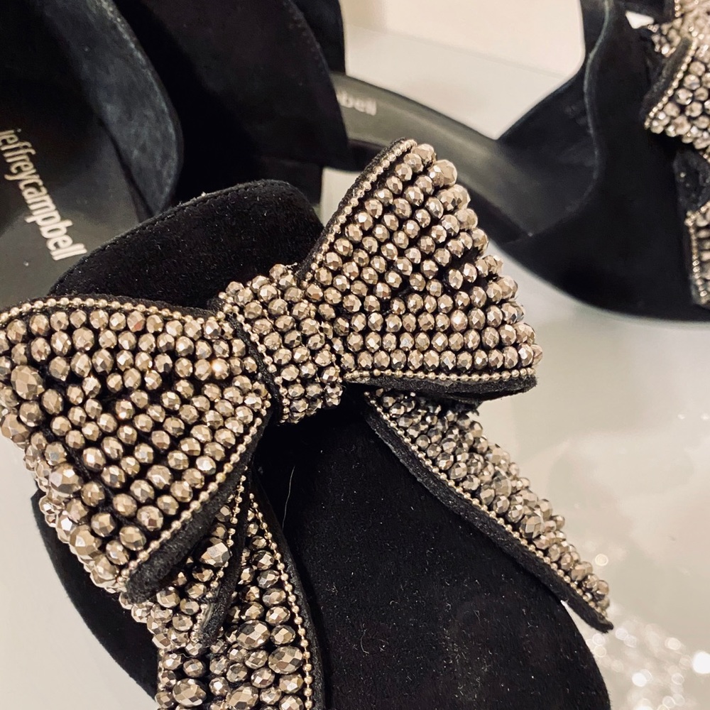 Today ONLY!💥Jeffrey Campbell Suede/Jewel Studded